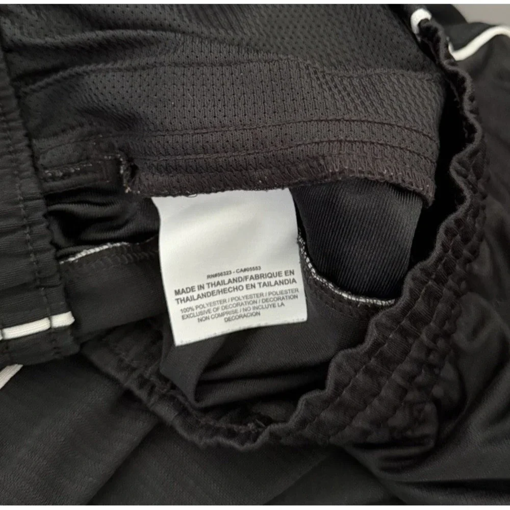Nike Basketball Shorts Mens Size Small Black White Pockets Elastic Waist 405996